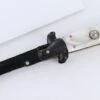 10.5" Pearl White Stiletto Automatic Knife Black Bayo 2 10.5" Pearl White Stiletto Automatic Knife Black Bayo -DIRECT KNIFE SALES Shop 10 Pearl White Stiletto Automatic Knife Black Bayo.600