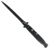 12.5 Inch Black Wood Stiletto Automatic Knife Black Flat Grind -DIRECT KNIFE SALES Shop 12 Black Wood Stiletto Automatic Knife Black Flat Grind.600