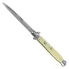 12.5" Imitation Ivory Switchblade Stiletto Automatic Knife Silver Bayo -DIRECT KNIFE SALES Shop 12 Imitation Ivory Switchblade Stiletto Automatic Knife Silver Bayo.600