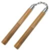 12 Inch Natural Wood Nunchaku Grip Grooves -DIRECT KNIFE SALES Shop 12 Inch Natural Wood Nunchaku Grip Grooves.600