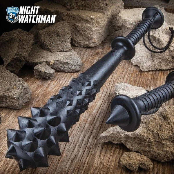 20" Night Watchman Polypropylene Tactical Mace Spiked Pommel 3 20" Night Watchman Polypropylene Tactical Mace Spiked Pommel
