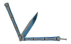 5" Blue Bones Heavy Butterfly Knife Clip Point Balisong 7 5" Blue Bones Heavy Butterfly Knife Clip Point Balisong -DIRECT KNIFE SALES Shop 5 Blue Bones Heavy Butterfly Knife Clip Point Balisong 1.600