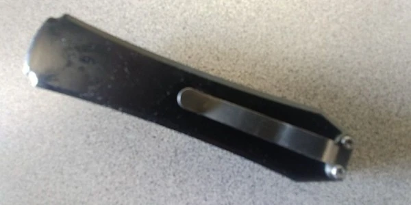 5 Inch Mini Coffin Black D/A OTF Automatic Knife Dagger Serrated 4 5 Inch Mini Coffin Black D/A OTF Automatic Knife Dagger Serrated - Image 2