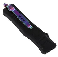 7" Damascus Delta Force D/A OTF Black Automatic Knife Rainbow Dagger 7 7" Damascus Delta Force D/A OTF Black Automatic Knife Rainbow Dagger -DIRECT KNIFE SALES Shop 7 Damascus Delta Force DA OTF Black Automatic Knife Rainbow Dagger 1.600