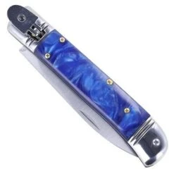 8 Inch Leverlock Automatic Knife Classic Switchblade Blue Pearl 9 8 Inch Leverlock Automatic Knife Classic Switchblade Blue Pearl -DIRECT KNIFE SALES Shop 8 Inch Leverlock Automatic Knife Classic Switchblade Blue Pearl 1.600