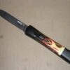 AKC Concord Flames Black Flat Grind Italian OTF Automatic Knife 2 AKC Concord Flames Black Flat Grind Italian OTF Automatic Knife -DIRECT KNIFE SALES Shop AKC Concord Flames Black Flat Grind Italian OTF Automatic Knife.600