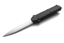 Front Page -DIRECT KNIFE SALES Shop AKC F 16 Black Carbon Grip DA OTF Automatic Knife Satin Dagger 1.600