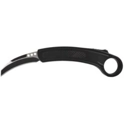 Bastard OTF (out The Front) Karambit Knife - Black Carbon Fiber