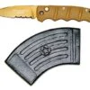Boker Kalashnikov 74 Desert Automatic Knife Serrated