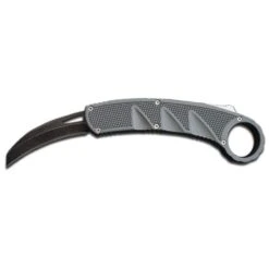 Boss OTF (out The Front) Karambit Knife - Grey Carbon Fiber