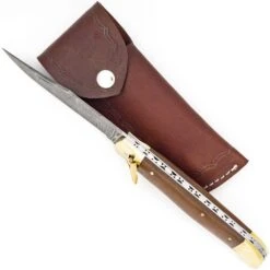 Damascus Beaver Wood Lever Lock Automatic Knife File Work 7 Damascus Beaver Wood Lever Lock Automatic Knife File Work -DIRECT KNIFE SALES Shop Damascus Beaver Wood Lever Lock Automatic Knife File Work 1.600