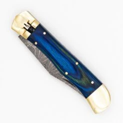 Damascus Ocean Wood Lever Lock Automatic Knife File Work 7 Damascus Ocean Wood Lever Lock Automatic Knife File Work -DIRECT KNIFE SALES Shop Damascus Ocean Wood Lever Lock Automatic Knife File Work 2.600