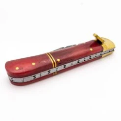 Damascus Red Bone Leverlock Automatic Knife Clip Point 5 Damascus Red Bone Leverlock Automatic Knife Clip Point -DIRECT KNIFE SALES Shop Damascus Red Bone Leverlock Automatic Knife Clip Point 1.600