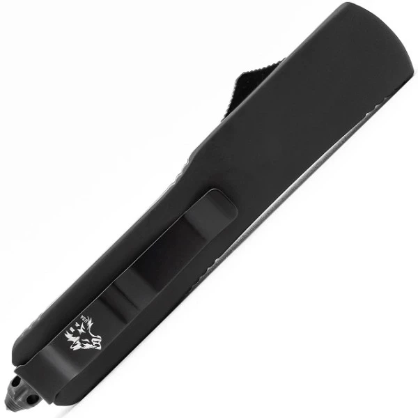 Damascus Zues Black D/A OTF Automatic Knife Dagger 4 Damascus Zues Black D/A OTF Automatic Knife Dagger - Image 2