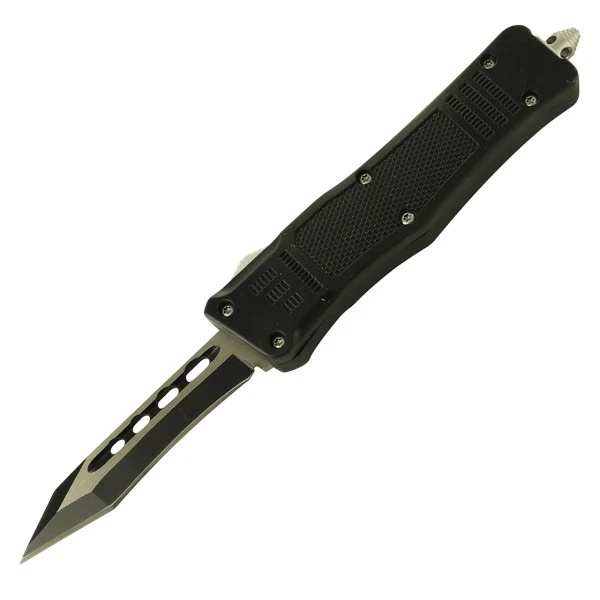 Delta Force 7" Black D/A OTF Automatic Knife Two Tone Tanto Spear 3 Delta Force 7" Black D/A OTF Automatic Knife Two Tone Tanto Spear