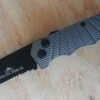 Delta Force Gray Side Opening Automatic Knife Black Drop Serrated -DIRECT KNIFE SALES Shop Delta Force Gray Side Opening Automatic Knife Black Drop Serrated.600