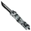 Delta Force OTF Winter Camo Automatic Knife Black Drop Point Serrated -DIRECT KNIFE SALES Shop Delta Force OTF Winter Camo Automatic Knife Black Drop Point Serrated.600