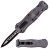 Demon Mini 5.5" Carbon Fiber D/A OTF Automatic Knife Two Tone Dagger -DIRECT KNIFE SALES Shop Demon Mini 5.5 Carbon Fiber DA OTF Automatic Knife Two Tone Dagger 1.600