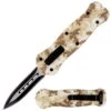 Demon Mini Desert Camo D/A OTF Automatic Knife Dagger -DIRECT KNIFE SALES Shop Demon Mini Desert Camo DA OTF Automatic Knife Dagger.600