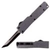 Firecracker 5" Mini D/A OTF Automatic Knife Carbon Fiber Tanto 1 Firecracker 5" Mini D/A OTF Automatic Knife Carbon Fiber Tanto -DIRECT KNIFE SALES Shop Firecracker 5 Mini DA OTF Automatic Knife Carbon Fiber Tanto 1.600