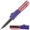 Firecracker 5" Mini D/A OTF Automatic Knife USA Flag Black Dagger Serrated 1 Firecracker 5" Mini D/A OTF Automatic Knife USA Flag Black Dagger Serrated -DIRECT KNIFE SALES Shop Firecracker 5 Mini DA OTF Automatic Knife USA Flag Black Dagger Serrated 1.600