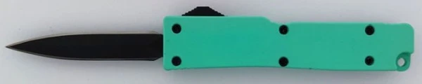 Firecracker Teal D/A OTF Automatic Knife Black Dagger 5" 4 Firecracker Teal D/A OTF Automatic Knife Black Dagger 5" - Image 2