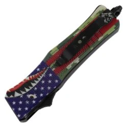 Flying Tigers Shark Mouth OTF Automatic Knife Tanto -DIRECT KNIFE SALES Shop Flying Tigers Shark Mouth OTF Automatic Knife Tanto 1.600