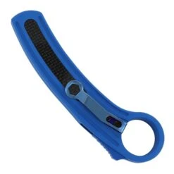 Gangster Blue Carbon Fiber D/A OTF Automatic Knife Karambit 2 Tone -DIRECT KNIFE SALES Shop Gangster Blue Carbon Fiber DA OTF Automatic Knife Karambit 2 Tone 1.600