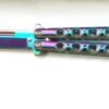 Heavy Duty 9" Balisong Rainbow Butterfly Knife 2 Heavy Duty 9" Balisong Rainbow Butterfly Knife -DIRECT KNIFE SALES Shop Heavy Duty 9 Balisong Rainbow Butterfly Knife.600