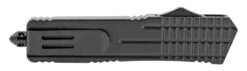 9" Journey Man Black OTF Automatic Knife Black Spear Serrated 6 9" Journey Man Black OTF Automatic Knife Black Spear Serrated -DIRECT KNIFE SALES Shop Journey Man Black OTF Automatic Knife Black Spear Serrated 1.600