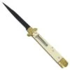 9" Leverlock White Automatic Knife Black Blade 2 9" Leverlock White Automatic Knife Black Blade -DIRECT KNIFE SALES Shop Leverlock White 9 Automatic Switchblade Knife Black Bayo.600