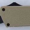 Titan Red D/A OTF Satin Double Edge Automatic Knife -DIRECT KNIFE SALES Shop Lightning Desert Tan OTF Automatic Knife Tanto.600