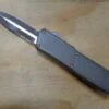 Lightning Grey D/A OTF Automatic Knife Satin Dagger Serrated -DIRECT KNIFE SALES Shop Lightning Grey da Otf Automatic Knife Satin Dagger serrated.600