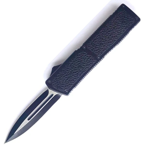 Lightning Model 2 Black D/A OTF Automatic Knife Two Tone Dagger 3 Lightning Model 2 Black D/A OTF Automatic Knife Two Tone Dagger