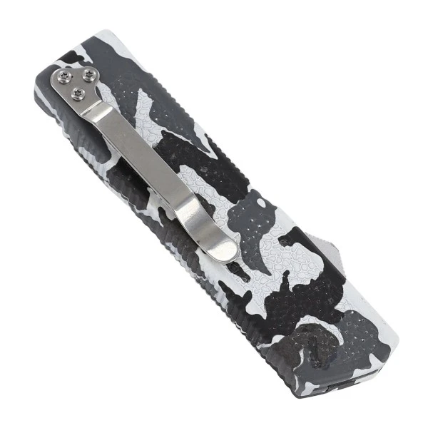 Lightning Model 3 Camo D/A OTF Automatic Knife Satin Drop Point Serrated 4 Lightning Model 3 Camo D/A OTF Automatic Knife Satin Drop Point Serrated - Image 2