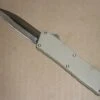 Lightning Tan OTF D/A Satin Double Edge Automatic Knife -DIRECT KNIFE SALES Shop Lightning Tan Otf d a Satin Double Edge Automatic Knife.600
