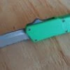 Lightning Zombie Green D/A OTF Automatic Knife Satin DP Serrated -DIRECT KNIFE SALES Shop Lightning Zombie Green DA OTF Automatic Knife Satin DP Serrated.600