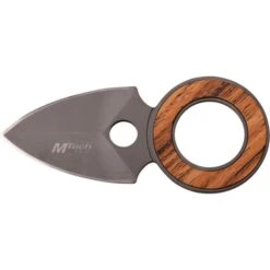 Mtech Push Dagger Neck Knife Spear Wood Finger Hole