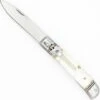 Stainless Automatic Lever Lock Knife Pearl White -DIRECT KNIFE SALES Shop Stainless Automatic Lever Lock Knife Pearl White.600