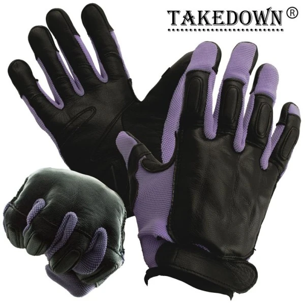 Takedown Large Purple Full Finger Sap Gloves Steel Shot Knuckles 3 Takedown Large Purple Full Finger Sap Gloves Steel Shot Knuckles