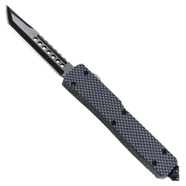 Tarantula Carbon Fiber D/A OTF Automatic Knife Two Tone Tanto 3 Tarantula Carbon Fiber D/A OTF Automatic Knife Two Tone Tanto
