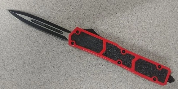 Tarantula Red OTF Automatic Knife Black Dagger 3 Tarantula Red OTF Automatic Knife Black Dagger