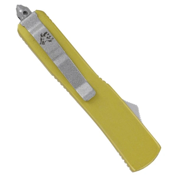 Tarantula Yellow D/A OTF Automatic Knife Dagger Serrated 8.50" 4 Tarantula Yellow D/A OTF Automatic Knife Dagger Serrated 8.50" - Image 2