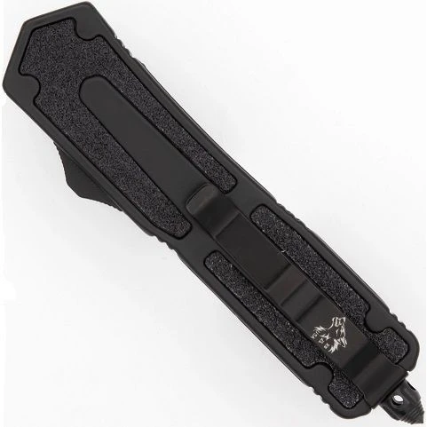 Titan 2 Black D/A OTF Automatic Knife Satin Dagger Serrated 5 Titan 2 Black D/A OTF Automatic Knife Satin Dagger Serrated - Image 3