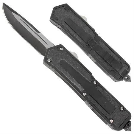 Titan Switchblade D/A OTF Black Drop Point Automatic Knife 3 Titan Switchblade D/A OTF Black Drop Point Automatic Knife