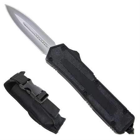 Titan D/A OTF Black Automatic Knife Satin Dagger 3 Titan D/A OTF Black Automatic Knife Satin Dagger