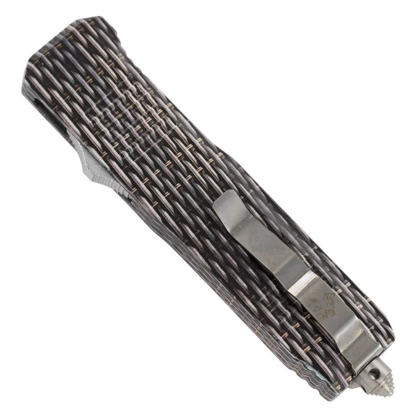 Wicker Black D/A OTF Automatic Knife Two Tone Drop Point 4 Wicker Black D/A OTF Automatic Knife Two Tone Drop Point - Image 2